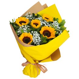 Imagem de Ramalhete de Seis Girassóis 