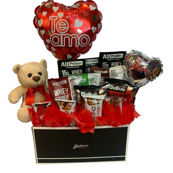 Cesta Amor com Proteína Fit
