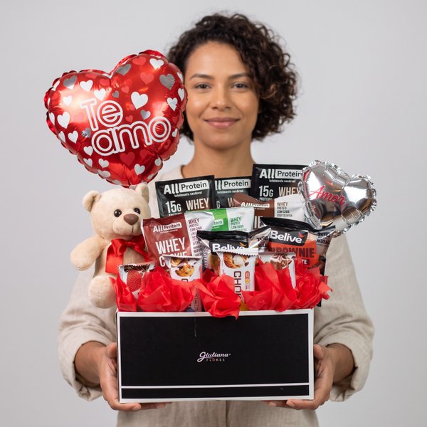 Cesta Amor com Proteína Fit