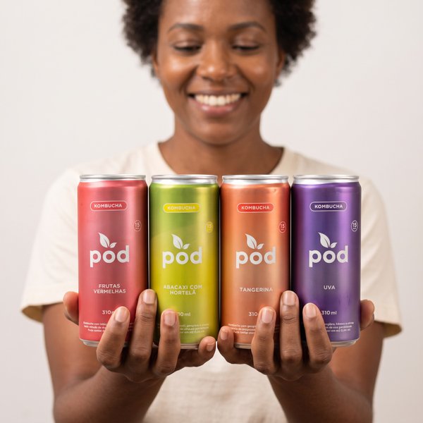Kombucha Pod 310ml Probiótico Natural Saudável