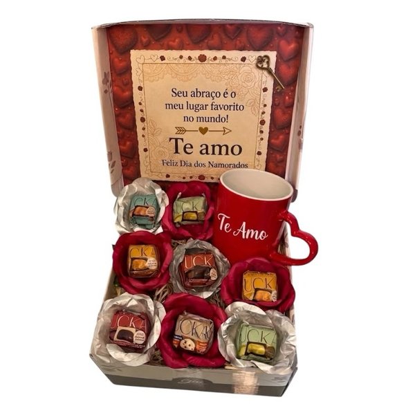 Box Surpresa Namorados - Amor, Mensagem & Sabor