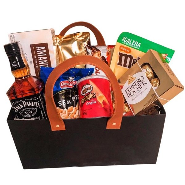 Cesta Whisky Box Preta
