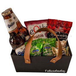 Imagem de Cesta de Cerveja Felicidades na Caixa