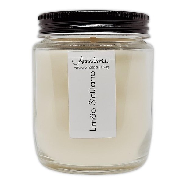 Vela Aromática Limão Siciliano - 180g