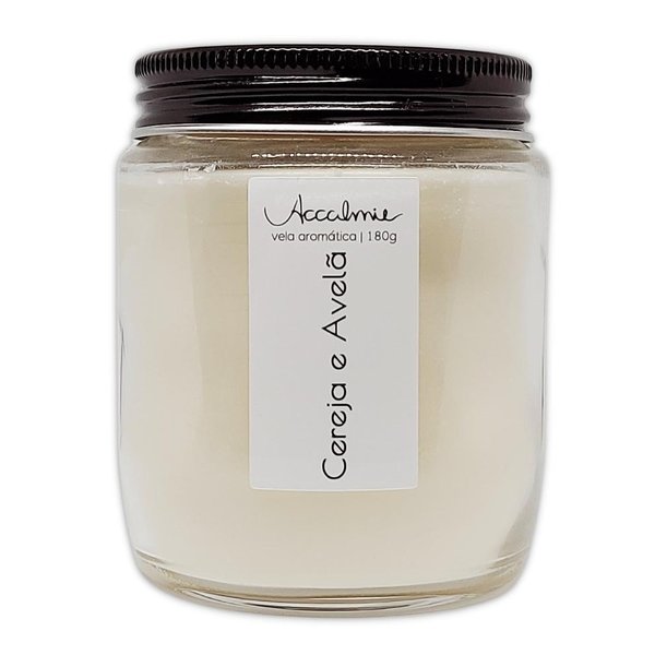 Vela Aromática Cereja e Avelã - 180g