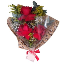 Imagem de Buquê de Rosas Vermelhas Apaixonadas