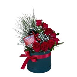 Imagem de Caixa Box com Rosas e Lindt