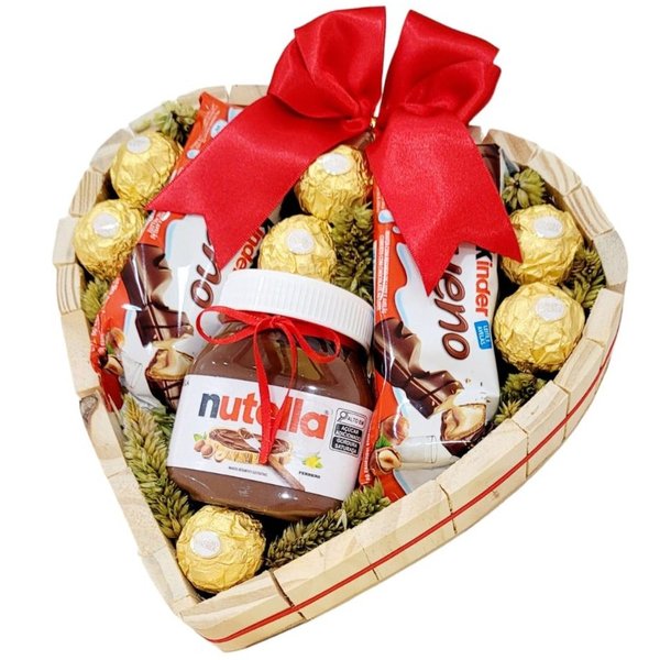 Cesta de Chocolates Kinder Love