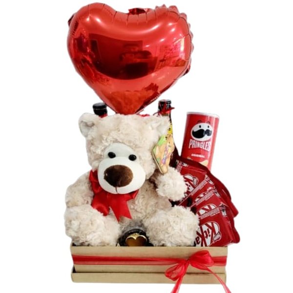 Cesta Balloon Red 