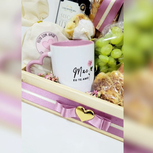 Cesta Baú Feliz dia das Mães Premium