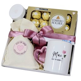 Imagem de Cesta Box Mãe Eu Te Amo 