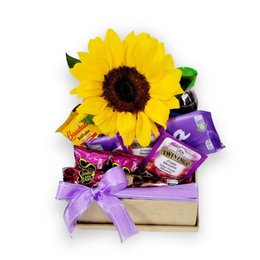 Imagem de Cesta Com Chocolates Carinho Lavanda 