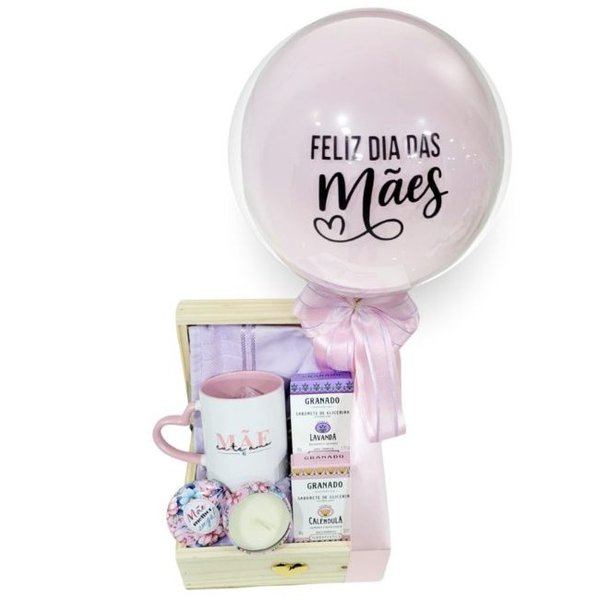 Cesta Dia Das Mães Granado Com Caneca e Balão