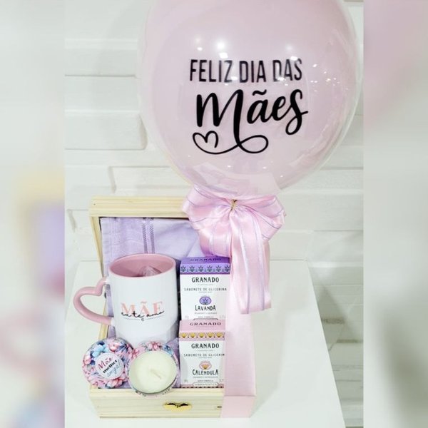 Cesta Dia Das Mães Granado Com Caneca e Balão