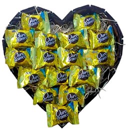 Imagem de Coração Ouro Branco