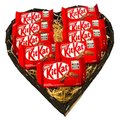 Coração KitKat