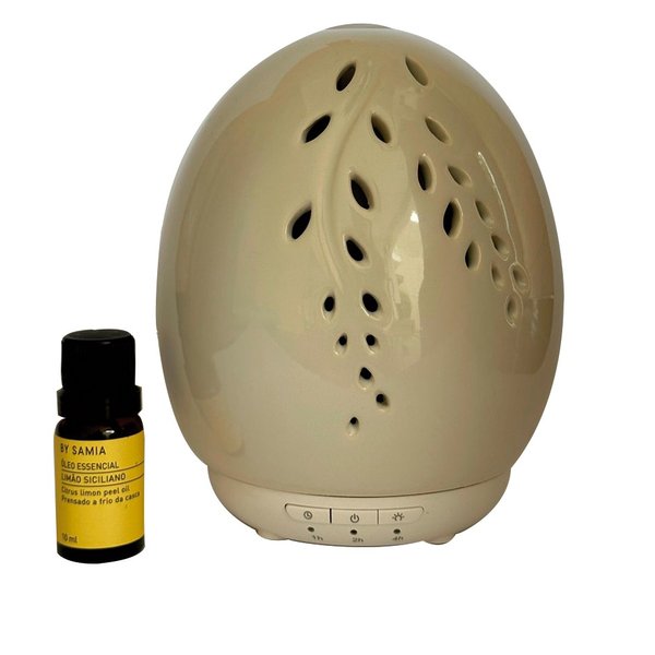 Kit Difusor Leaf & Óleo Essencial de Limão Siciliano