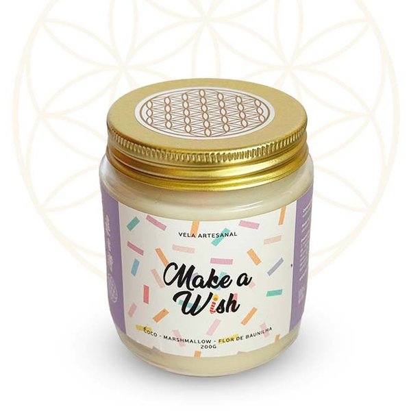 Vela Natural Make a Wish - Aniversário - 200ml