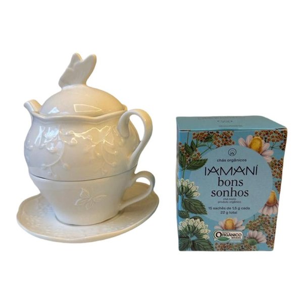 Kit Porcelana Butterfly & Chá Bons Sonhos