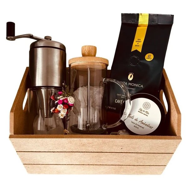 Kit Experiência Café Gourmet-Prensa e Moedor