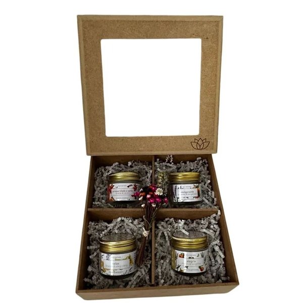 Kit 4 Velas Aromáticas 