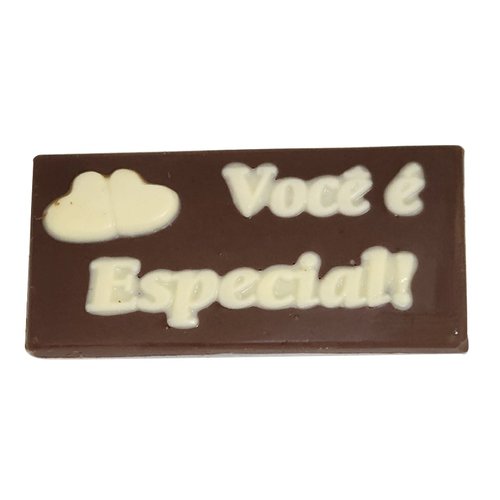 Cartão de Chocolate ao Leite Você É Especial