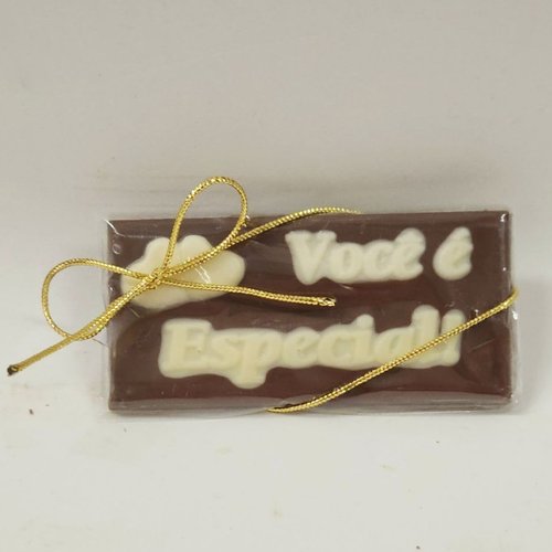 Cartão de Chocolate ao Leite Você É Especial