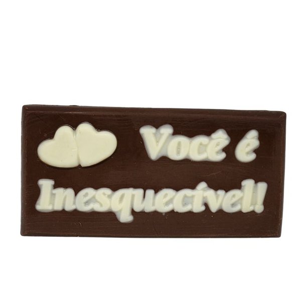 Cartão de Chocolate Você É Inesquecível