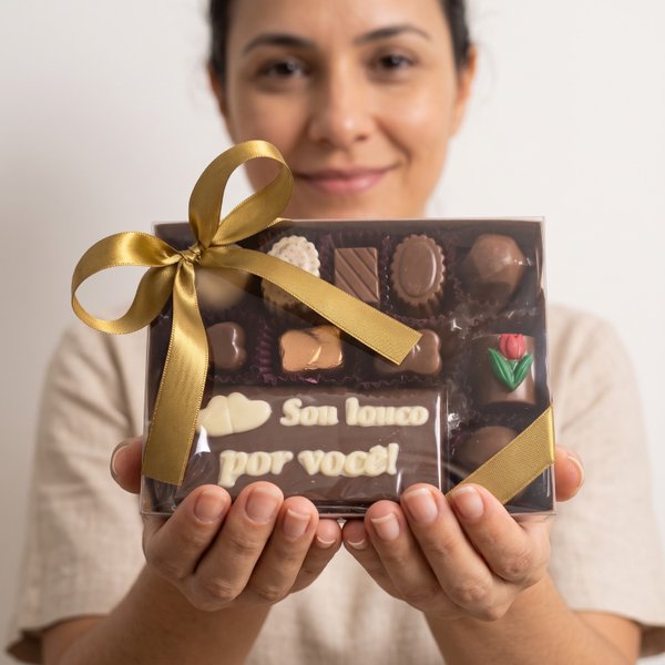 Caixa de Chocolate Sou Louco Por Você