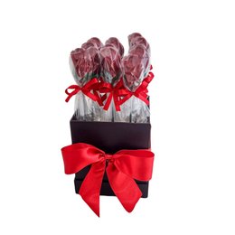 Imagem de Caixa 12 Rosas de Chocolate Belga