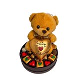 Cesta Urso Feliz Aniverário Sortidos