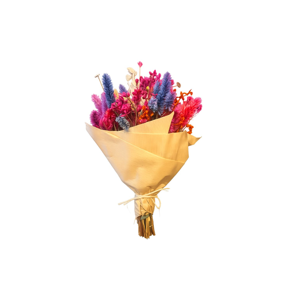 Delicado Presente Buquê de Flores Secas