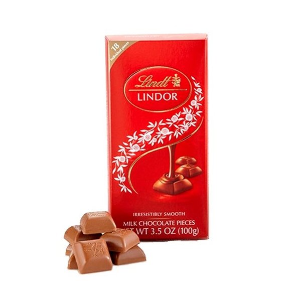 Barra de Chocolate ao leite Lindt Lindor 100g
