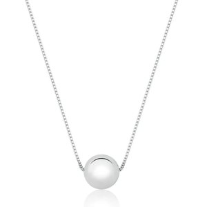 Imagem de Colar Pingente Bola 45cm - Prata 925