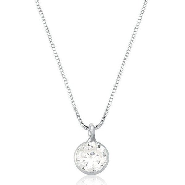 Colar de Prata 925 Ponto de Luz Delicado