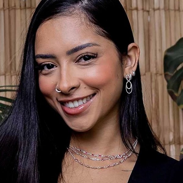 Choker de Prata 925 com Zircônias Rosas + Extensor