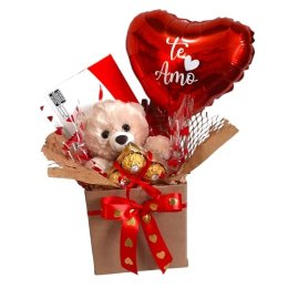 Imagem de Cesta Box Mimo de Amor e Chocolates