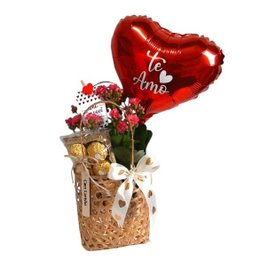 Imagem de Cesta Sacolinha Eu Te Amo