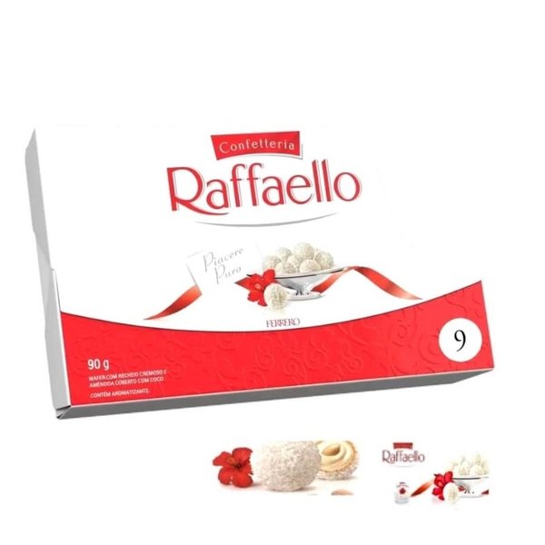 Bombons Raffaello caixa 9 unidades