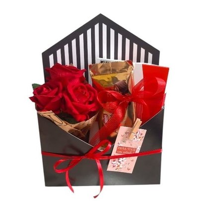 Cesta Chocolates e Mimos Elegance