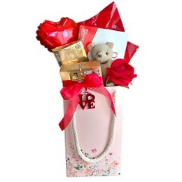 Imagem de Cesta Chocolates e Mimos Româticos Luxo