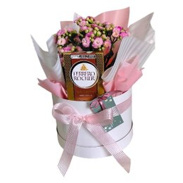 Imagem de Cesta Luana Flores e Chocolate Luxo