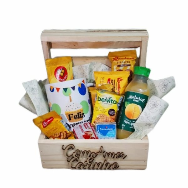 Cesta de Café da Manhã Baú 