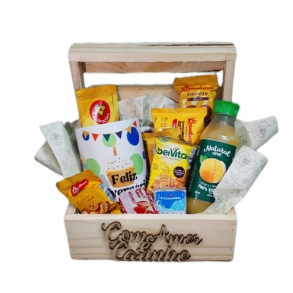 Cesta de Café da Manhã Baú 