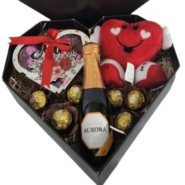 Imagem de Cesta de Chocolate & Champagne Encanto 