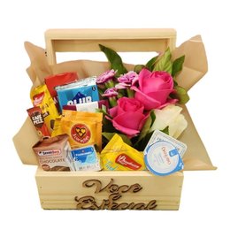 Imagem de Cesta de Café da Manhã Sabor de Amor