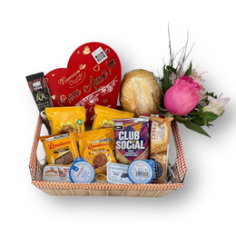 Imagem de Cesta de Cafe da Manha Flowers 