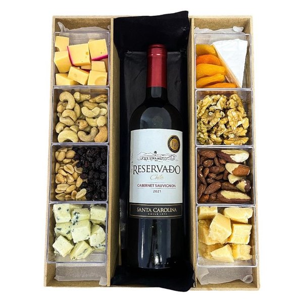 Box Queijos e Vinho 