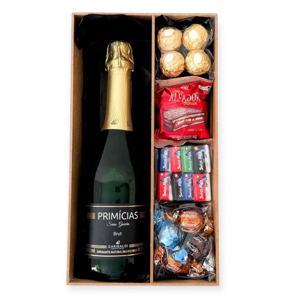 Box Sublime Espumante e Chocolates
