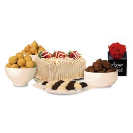 Imagem de Kit Festa Especial Com Rosa Amo Você